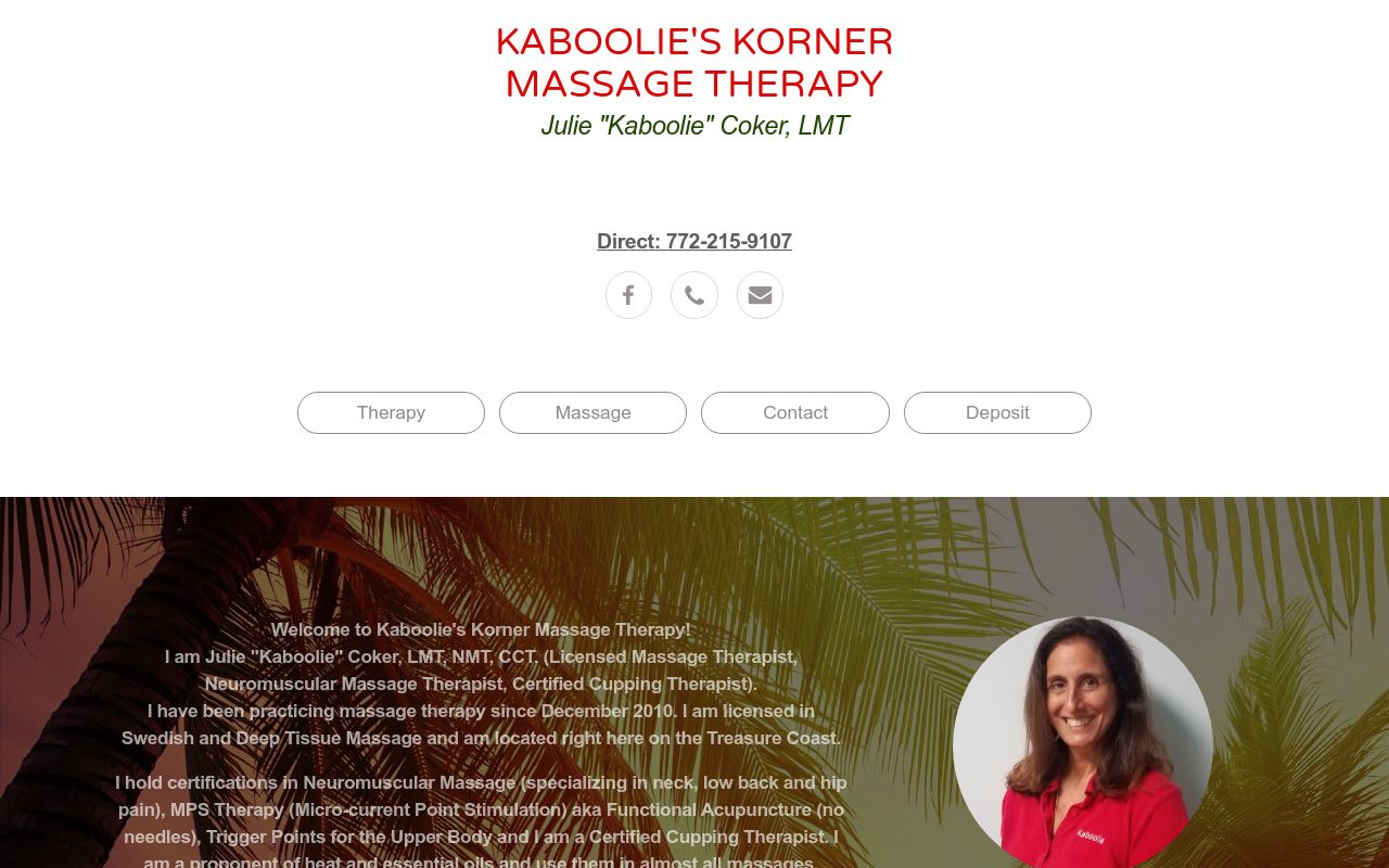 Kaboolie's Korner Massage Therapy